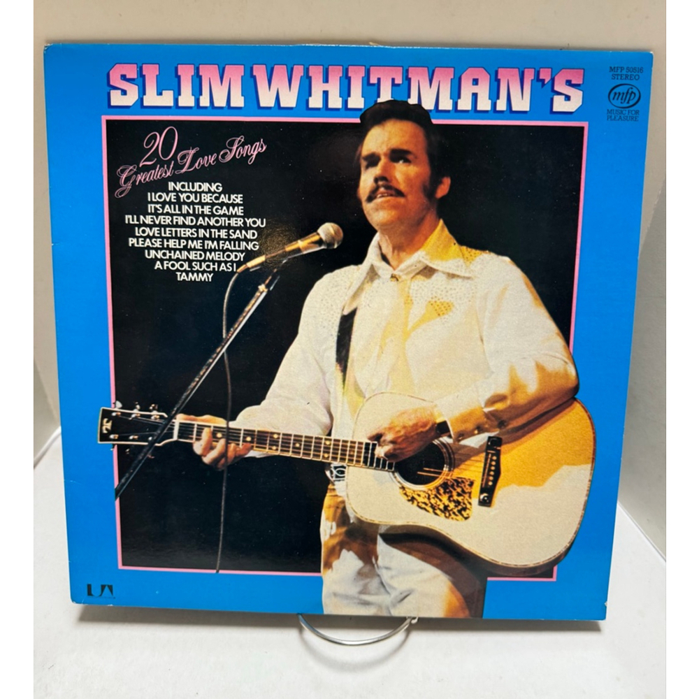 1981 MFP Vinyl Record Slim Whitman's 20 Greatest Love Songs LP